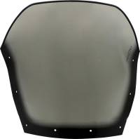 Powermadd - Powermadd Cobra Windshield - Tall Fairing-Mounted - 14.5in. - Tint with Black Edge - 13042 - Image 1