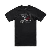 Alpinestars - Alpinestars MX Helmet CSF T-Shirt - 1214-73116-10-M - Black - Medium - Image 1