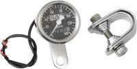 Drag Specialties - Drag Specialties 1 7/8in. Mini Mechanical Speedometer - 2:1 Ratio - Black Face - 21-6961DS-BX15A - Image 1