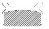 Drag Specialties - Drag Specialties Sintered Metal Brake Pads - FAD201HH - Image 2