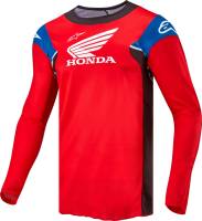 Alpinestars - Alpinestars Honda Racer Iconic Jersey - 3768023-3016-M - Bright Red/Black/White - Medium - Image 1