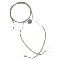 Magnum - Magnum Clear Coated XR Stainless Lower Front Brakeline Kit - SSC111200 - Image 1