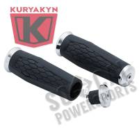 Kuryakyn - Kuryakyn Universal Hex Grips for 1in. Handlebars - Chrome - 5926 - Image 3