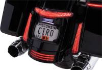 Ciro - Ciro Latitude Lightstrike Taillights with License Plate Holder - Black/Light Smoked Lens - 40258 - Image 2
