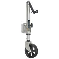 Fulton - Fulton XLT 1500 lbs. Swing Away Bolt-On Jack w/12" Travel & 8" Poly Wheel - Sharkskin Finish - Image 2