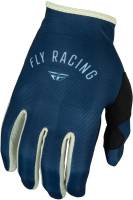 Fly Racing - Fly Racing Lite Youth Gloves - 377-612YL - Navy/Ivory - Large - Image 1