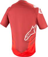 Alpinestars - Alpinestars Racer V2 Short Sleeve Jersey - 1762919-3173-SM - Burgundy/Bright Red/White - Small - Image 2