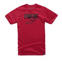 Alpinestars - Alpinestars Ride Stealth T-Shirt - 101672014030M - Red - Medium - Image 1