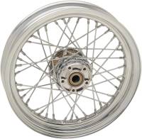 Drag Specialties - Drag Specialties Laced 40 Spoke Front Wheel - 16x3 - Chrome - 0203-0631 - Image 2