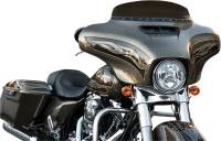 Memphis Shades - Memphis Shades Stainless Steel Holes Windshield Trim - Black Contrast - MEB0947 - Image 2