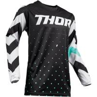 Thor - Thor Pulse Stunner Youth Jersey - 2912-1667 - Black/White - Large - Image 1