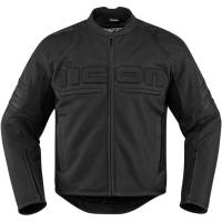 Icon - Icon Motorhead 2 Leather Jacket - 2810-3260 - Stealth - Small - Image 1