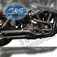 S&S Cycle - S&S Cycle Slash-Cut Slip On Mufflers - Black Ceramic - 550-0724 - Image 3