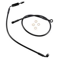 Magnum - Magnum Black Coated XR Stainless Lower Front Brakeline Kit with Black Fittings - 27in. Total Length - SBB1325-27 - Image 1