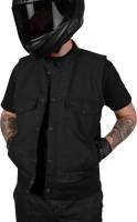 Thrashin Supply Company - Thrashin Supply Company Nightrider Vest - TMJ-12-12 - Black - 2XL - Image 7