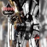 Klock Werks - Klock Werks Lower Fork Leg/Axle Caps - Black - KW16-01-0010-B - Image 2