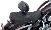 Drag Specialties - Drag Specialties The Convertible Ez Glide II Backrest with Built-In Rain Cover - Large - Smooth Backrest - 0822-0460 - Image 3