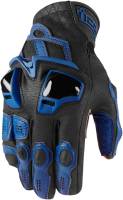 Icon - Icon Hypersport Short Gloves - 3301-3543 - Blue - 2XL - Image 1