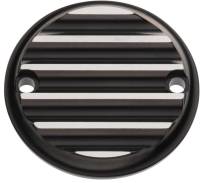 Joker Machine - Joker Machine Points Cover - Finned - Black Anodized/Silver - 02-970-2 - Image 1
