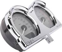 Thrashin Supply Company - Thrashin Supply Company Gauge Relocator - Chrome - TSC-2707-3 - Image 1