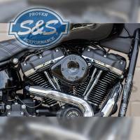 S&S Cycle - S&S Cycle Stealth Mini Tear-Drop Air Cleaner Cover - Black - 170-0367 - Image 3