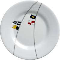 Marine Business - Marine Business Melamine Round Dessert Plate - REGATA - 7" Set of 6 - Image 1