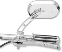 Drag Specialties - Drag Specialties Large Oval Mirrors - Left - 60-6232LBL1 - Image 2