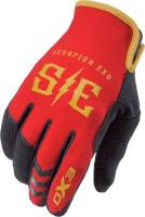 Scorpion - Scorpion Air-Stretch Charge Gloves - G44-015 - Red/Gold - Large - Image 1