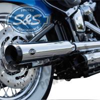 S&S Cycle - S&S Cycle Grand National Slip-On Mufflers - Race Only - Chrome - 550-0740 - Image 2