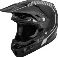 Fly Racing - Fly Racing Formula Carbon Tracer Helmet - 73-4444S - Silver/Black - Small - Image 1
