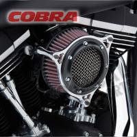 Cobra - Cobra RPT Air Intake - Black Ring with Chrome Frame - 606-0103-05BC - Image 2