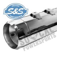 S&S Cycle - S&S Cycle MK45 4-1/2in. Performance Muffler - Chrome with Chrome Thruster End Caps - 550-0620 - Image 2