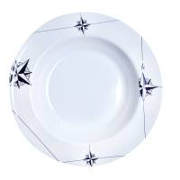 Marine Business - Marine Business Melamine Deep, Round Soup Plate - NORTHWIND - 8.8" Set of 6 - Image 1