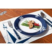 Marine Business - Marine Business Melamine Non-Slip, Flat, Round Dinner Plate - NORTHWIND - 10" Set of 6 - Image 2