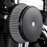 Arlen Ness - Arlen Ness Big Sucker Stage I Air Filter Kit with Cover and Stainless Steel Jacketed Filter - Black - 50-339 - Image 2