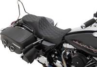 Drag Specialties - Drag Specialties Predator III 2-Up Seat - Double Diamond - 0801-1305 - Image 1