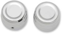 Drag Specialties - Drag Specialties Billet Front Axle Caps - 1in. - Chrome - 0214-0830 - Image 1