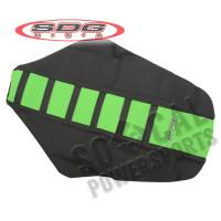 SDG - SDG 6-Rib Gripper Seat Cover - Green Top/Black Sides/Black Ribs - 95951KGK - Image 2