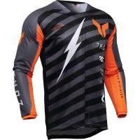 Thor - Thor Launchmode Vented Raid Jersey - 2910-8291 - Charcoal/Black - Medium - Image 1