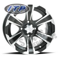 ITP - ITP SS312 Wheel - 12x7 - 5+2 Offset - 4/137 - Matte Black/Machined - 1228442536B - Image 1