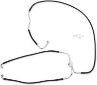Drag Specialties - Drag Specialties Standard Length Front Stainless Steel Brake Line Kit - Black Vinyl - 691183-BLK - Image 1