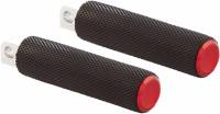 Arlen Ness - Arlen Ness Fusion Footpegs - Knurled - Red - 07-938 - Image 1
