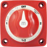 Blue Sea Systems - Blue Sea 6007 m-Series (Mini) Battery Switch Selector Four Position Red - Image 4
