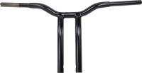 LA Choppers - LA Choppers 1-1/4in. Pullback Risers for Welded Kage Fighter T-Bars - Gloss Black - LA-7338-14B - Image 1