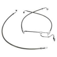 Magnum - Magnum Clear Coated XR Stainless Front Brakeline Kit - 31in. Upper Brake Length - SSC131331 - Image 1