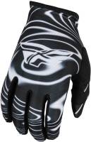 Fly Racing - Fly Racing Lite Warped Gloves - 377-744L - Black/White - Large - Image 1