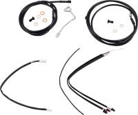 Burly Brand - Burly Brand Handlebar Cable/Line Install Kit - Black - B30-1187 - Image 1
