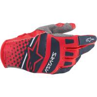 Alpinestars - Alpinestars Techstar Gloves - 3561020-3071-M - Red/Navy - Medium - Image 1