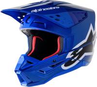 Alpinestars - Alpinestars S-M5 Corp Helmet - 8306423-7900-S - Blue Glossy - Small - Image 1