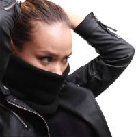 Schampa - Schampa Tall Fleece Neck Dickie - TD002 - Black - OSFM - Image 2